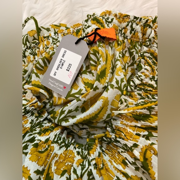 Floral Yellow Dress - Picture 4 of 5